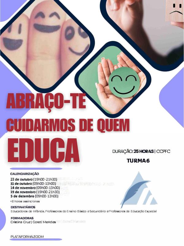 Abraço-te: Cuidarmos de quem EDUCA